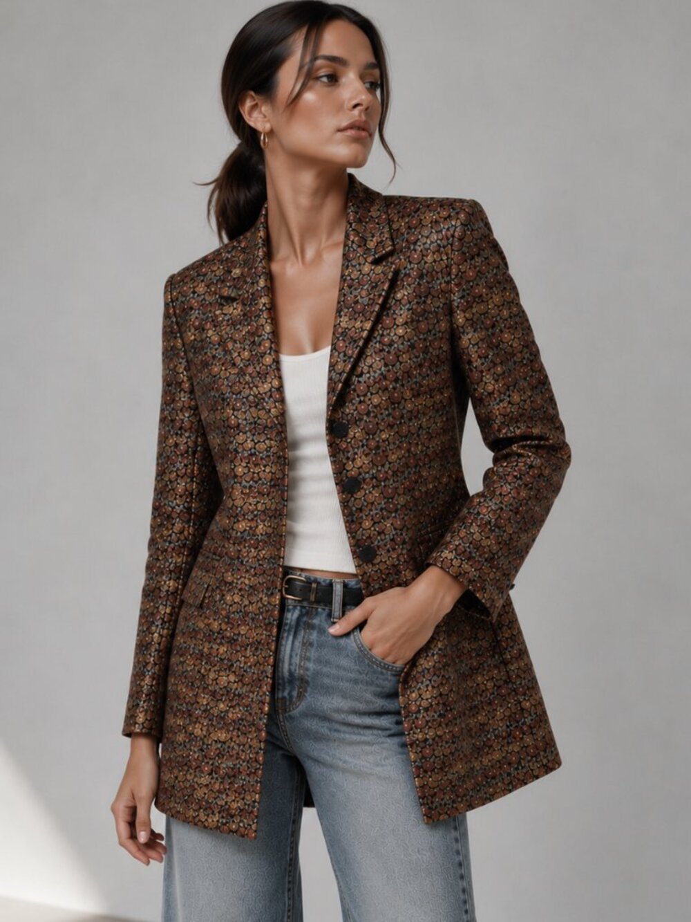 Vintage Cleo Tapestry Jacket Blazer